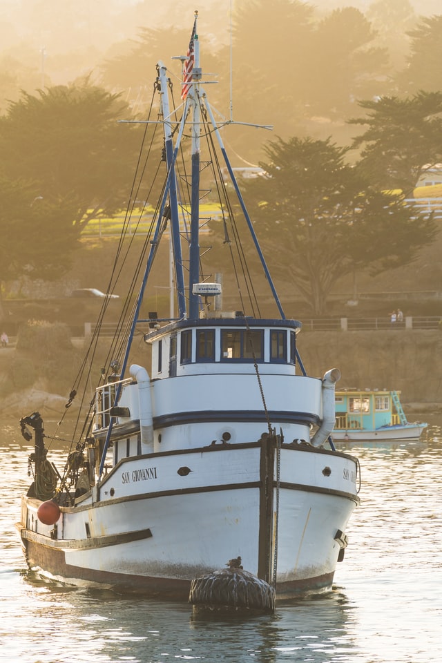 Luxury fishing yacht