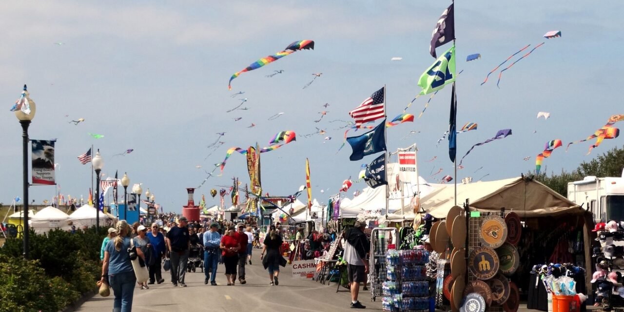 Kites take flight at Long Beach