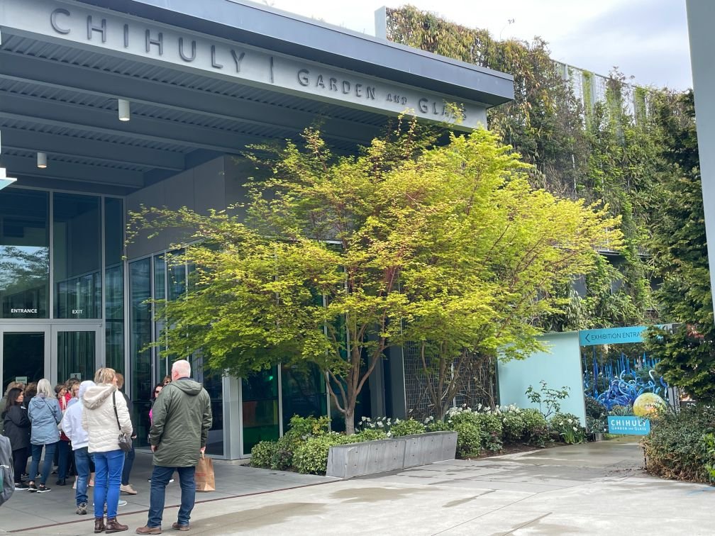 Entrance to Chihuly Garden and Glass