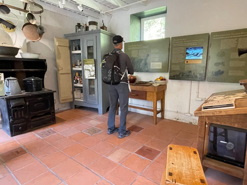 Explore the exhibits in historic Scorpion Ranch