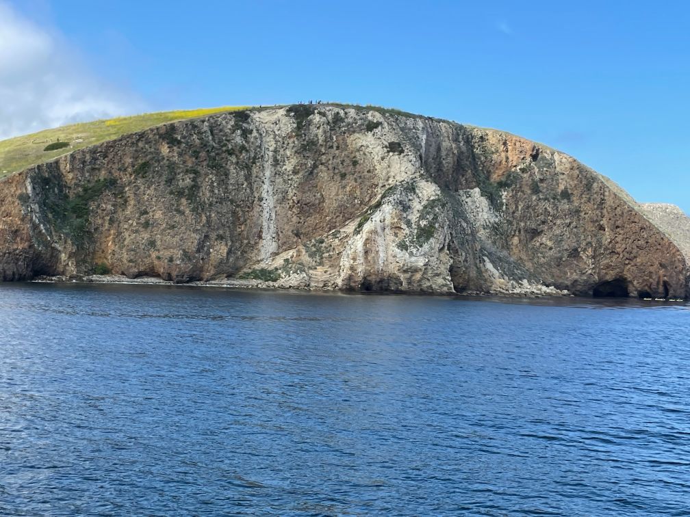 Nearing Santa Cruz Island