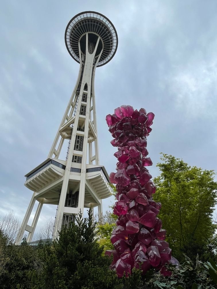 Viola Crystal Tower with Space Needle