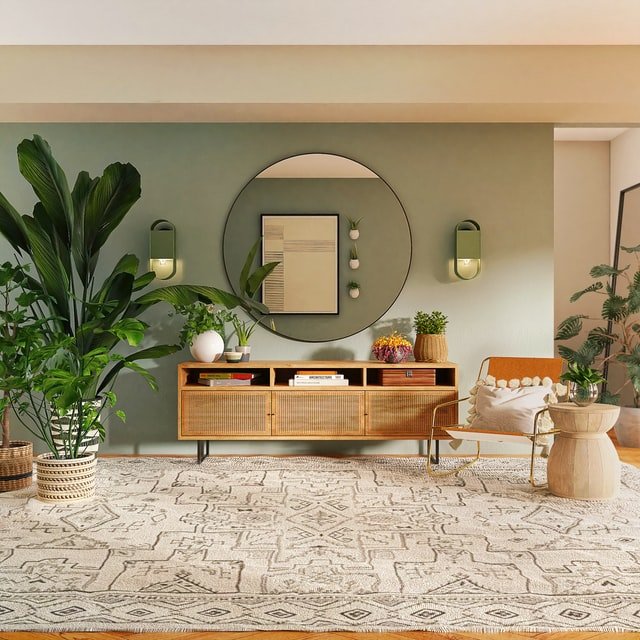 using plants in interior design