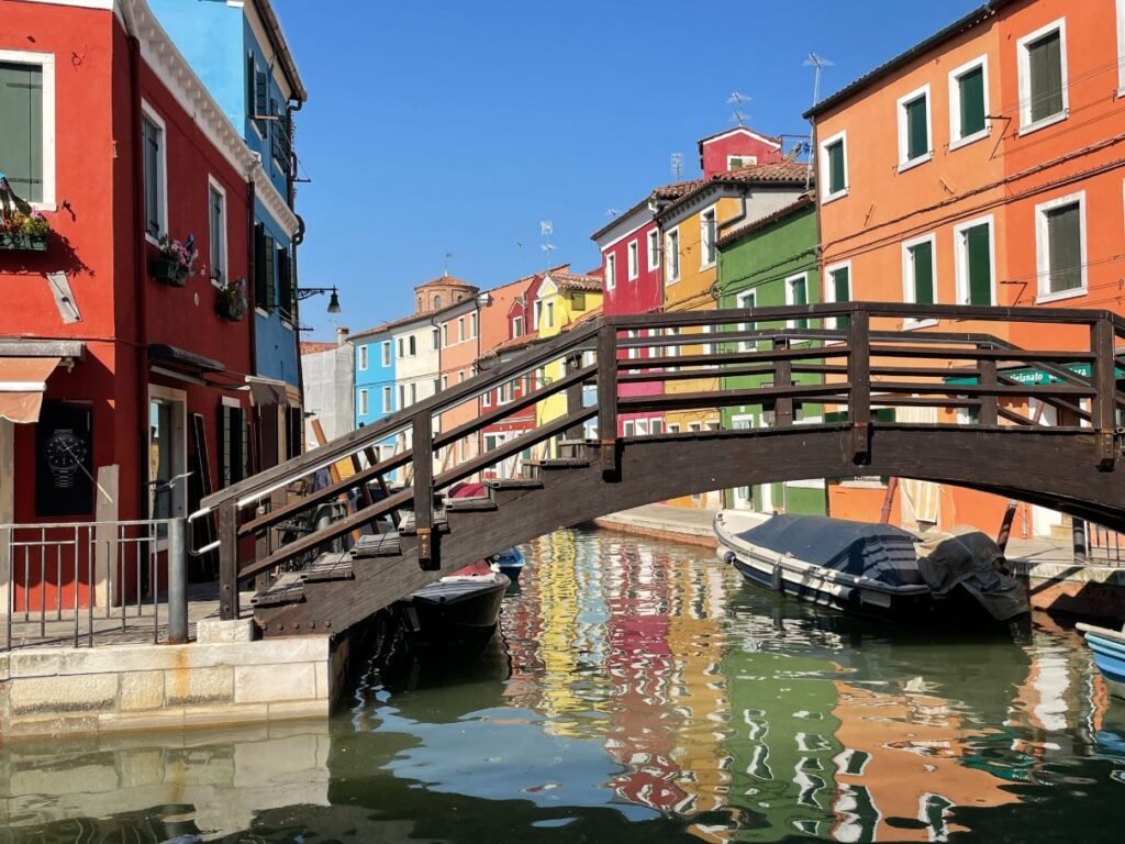 Brilliantly-hued buildings are a major attraction on Burano