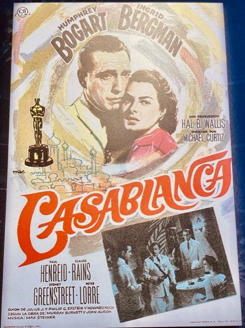 Casablanca movie poster