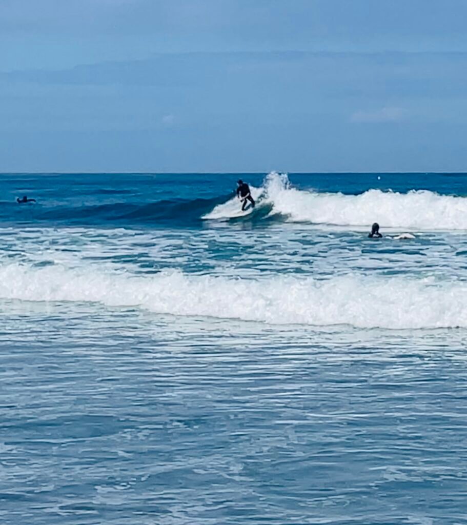 Del Mar is a popular surfing spot. Photo by Jill Weinlein