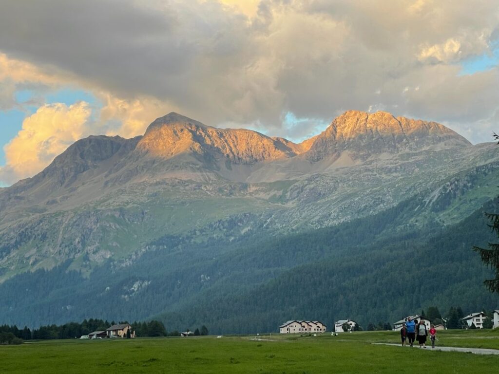 Sunset in the Alps