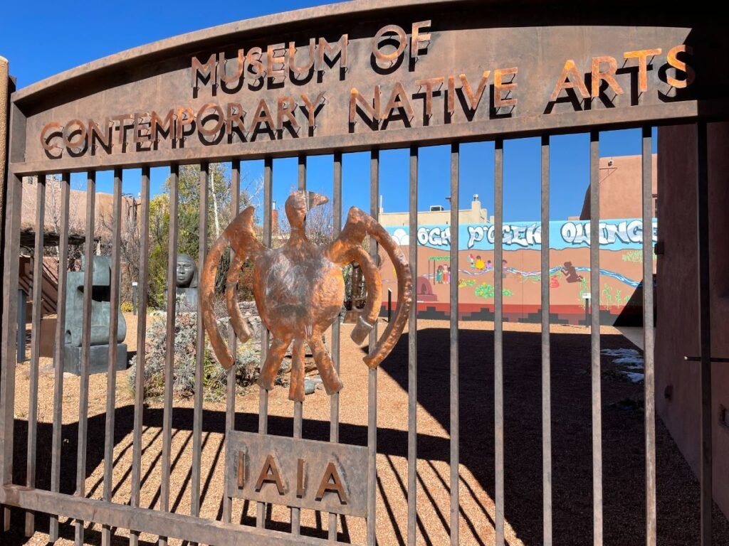 The museum is located steps from Santa Fe's historical Plaza