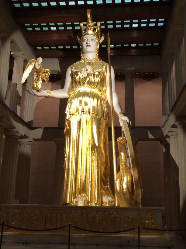 Athena, courtesy of Nashville Convention and Visitors Corp.