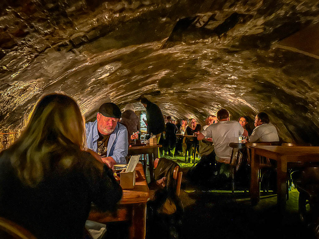 Gordon's cavernous dining room. Photo by Jett Britnell