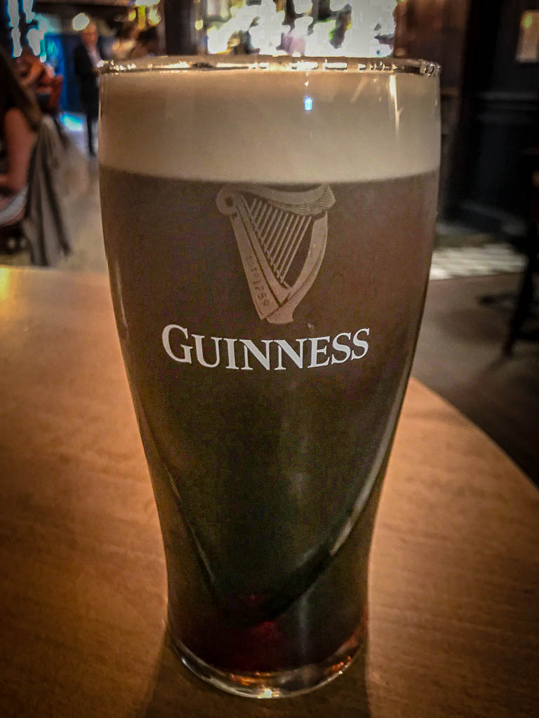Guinness takes longer to pour to allow time for the nitrogen bubbles to release. Photo by Jett Britnell