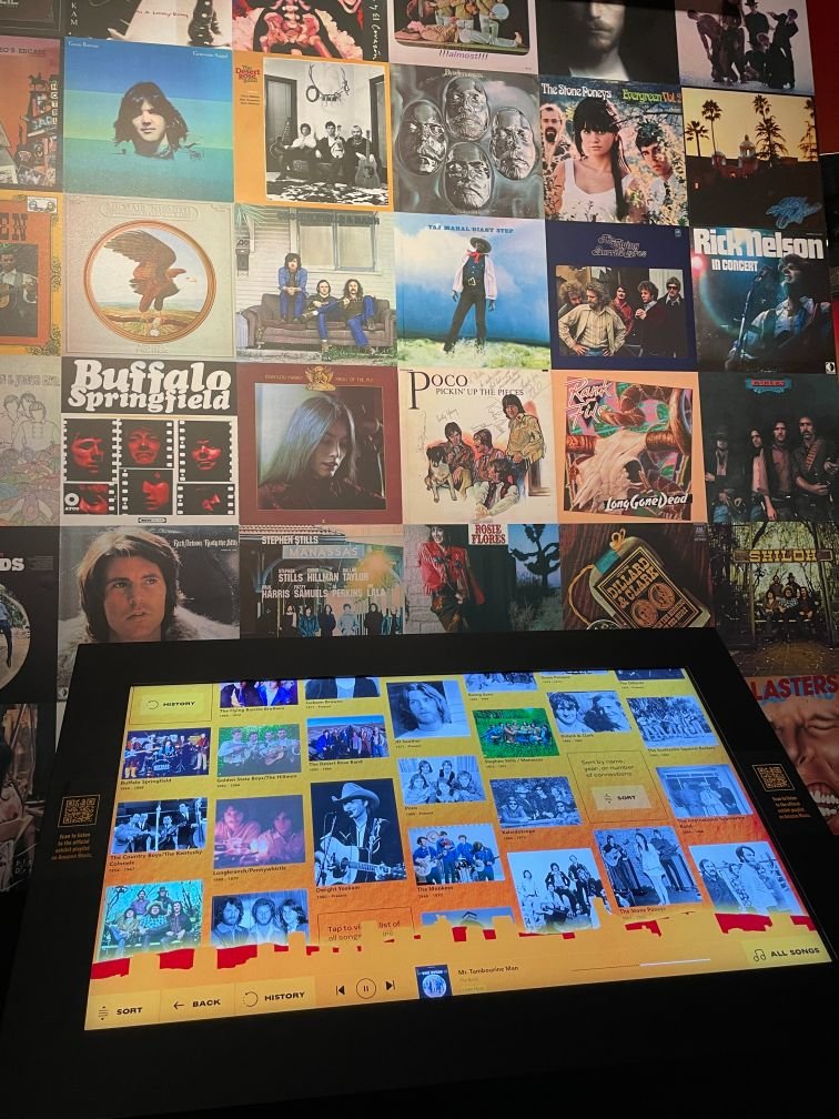 Interactive exhibit at the Country Music Hall of Fame and Museum