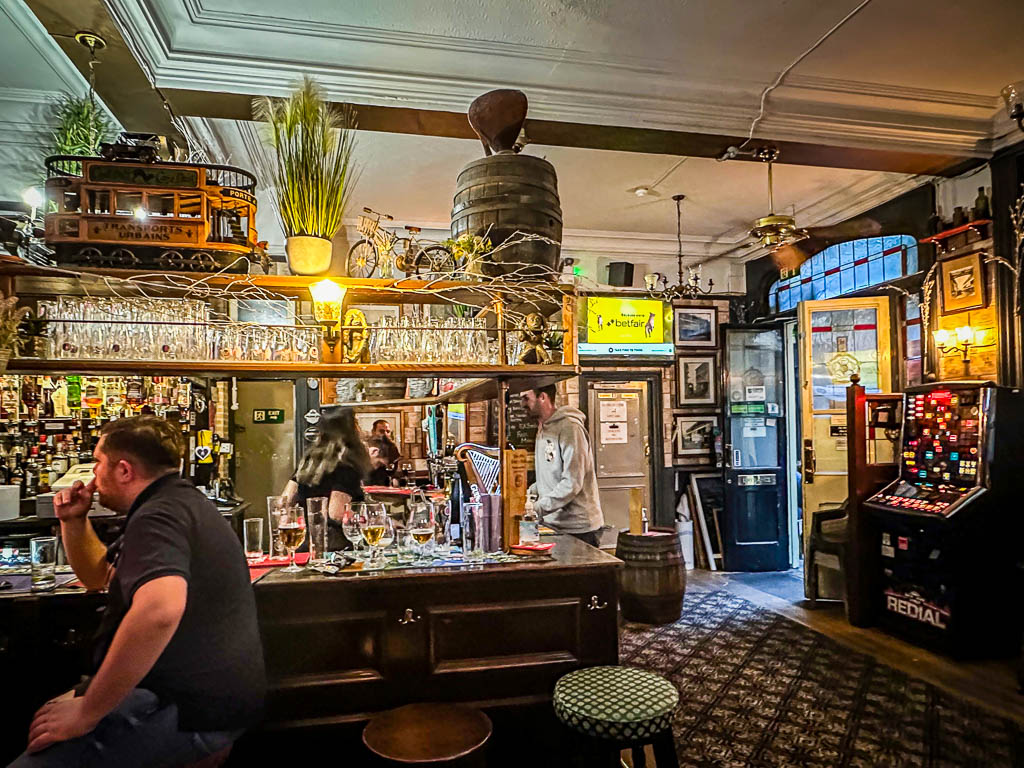 Interior of The Old Kings Head Pub. Photo by Jett Britnell