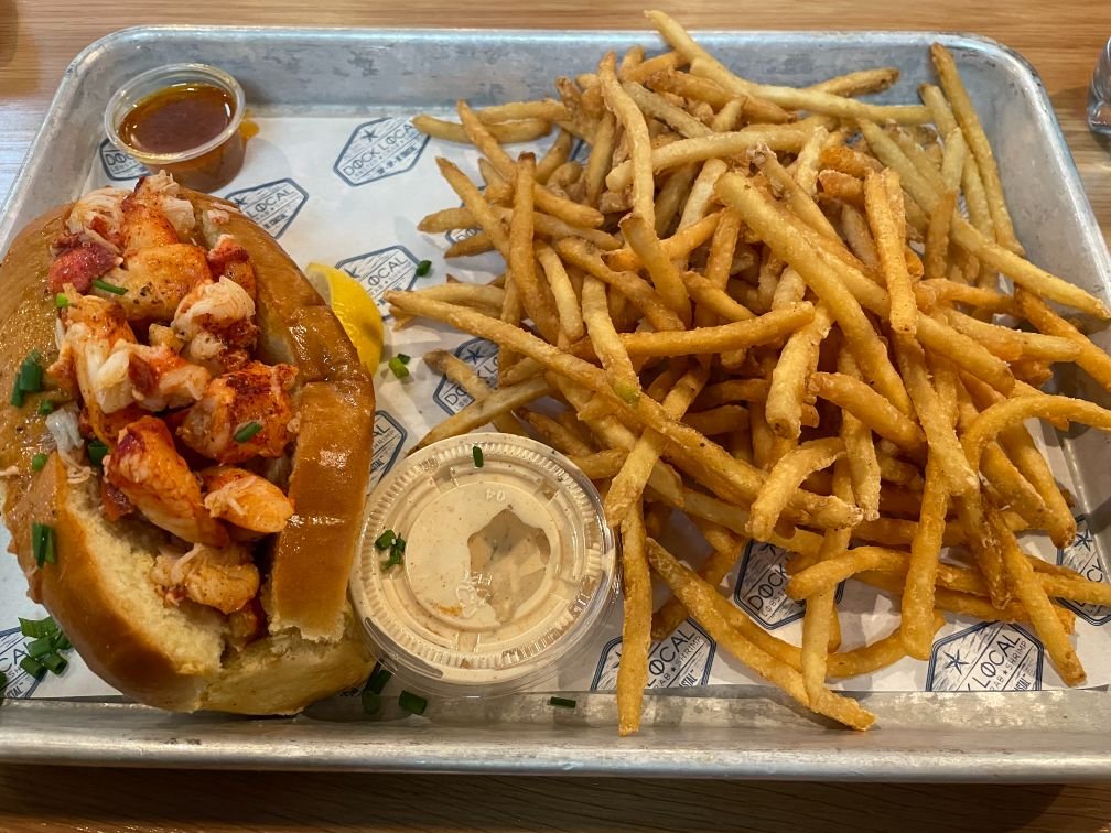 Lobster roll at Assembly Food Hall