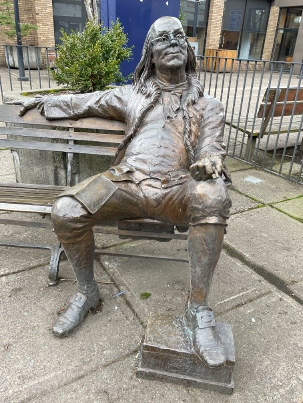 Ben Franklin bronze