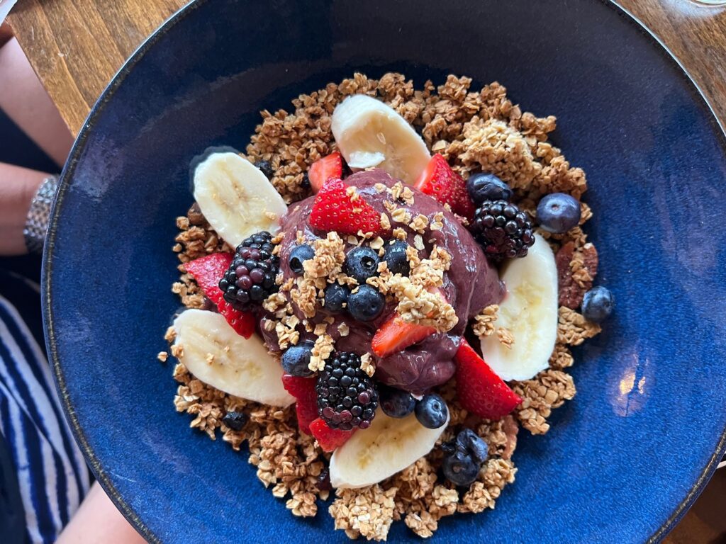 An Acai bowl at Rancho Valencia Spa and Resort. Jim Byers Photo