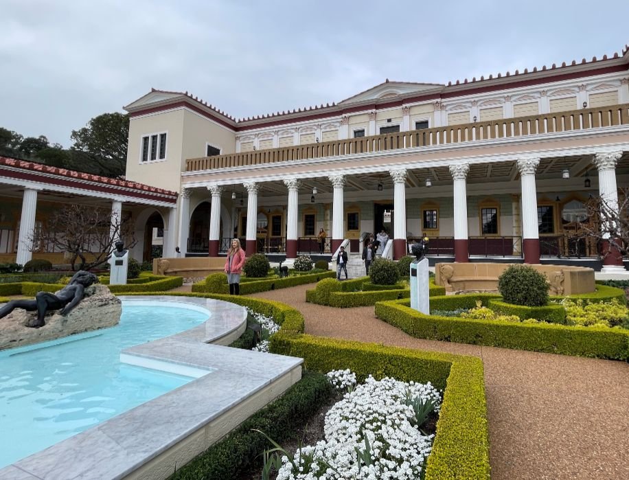 The architecture of the Getty Villa is incredible!