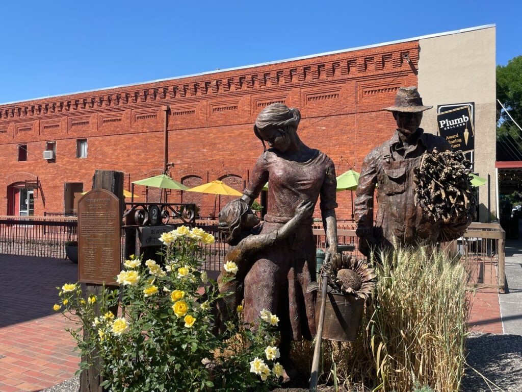 Outdoor sculptures dot downtown Walla Walla