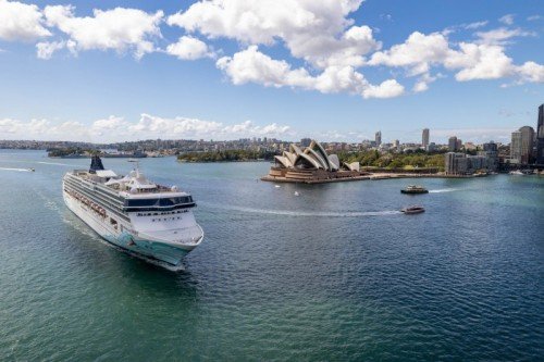 Norwegian Spirit in Sydney Harbor - Photo by NCL