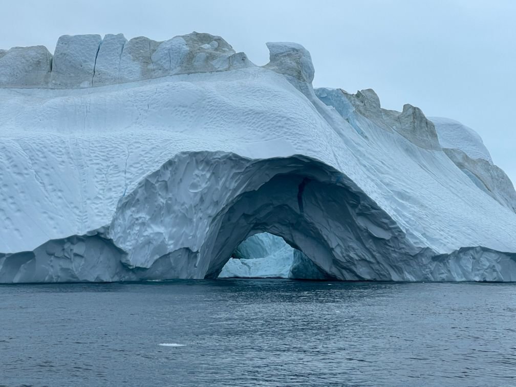 Arched iceberg