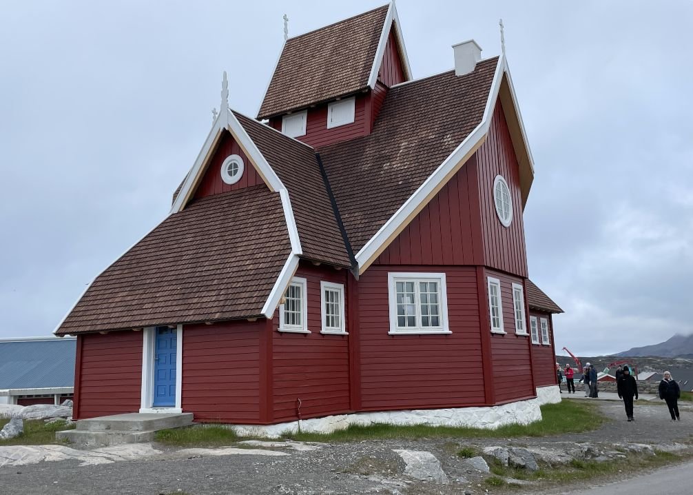 Danish style architecture is prominent in Greenland