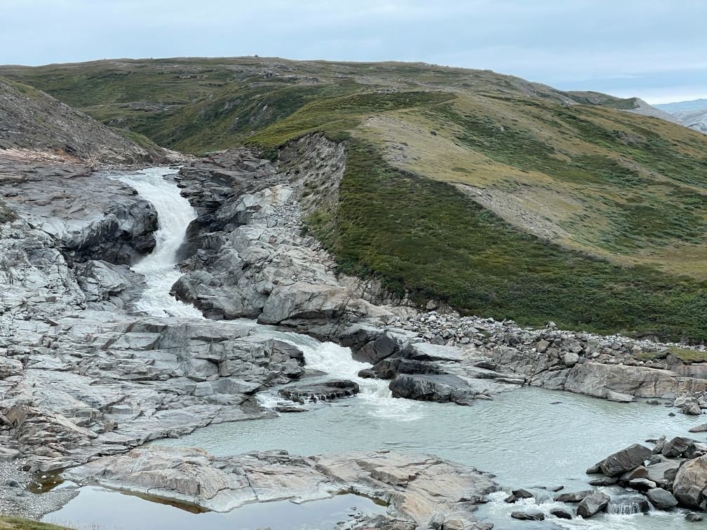 Waterfall in Kangerlussuaq