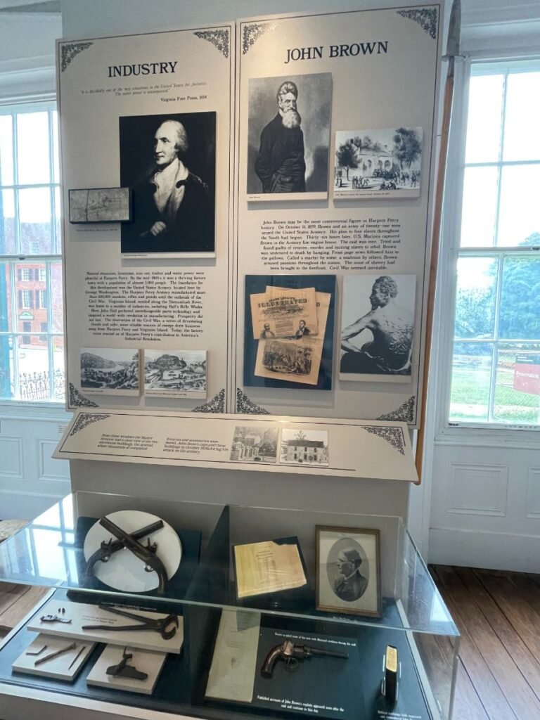 Museum exhibits go into depth about the town and John Brown