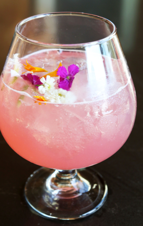 Pink "Florecita" cocktail for a cause at Terranea. Photo Courtesy of Terranea.