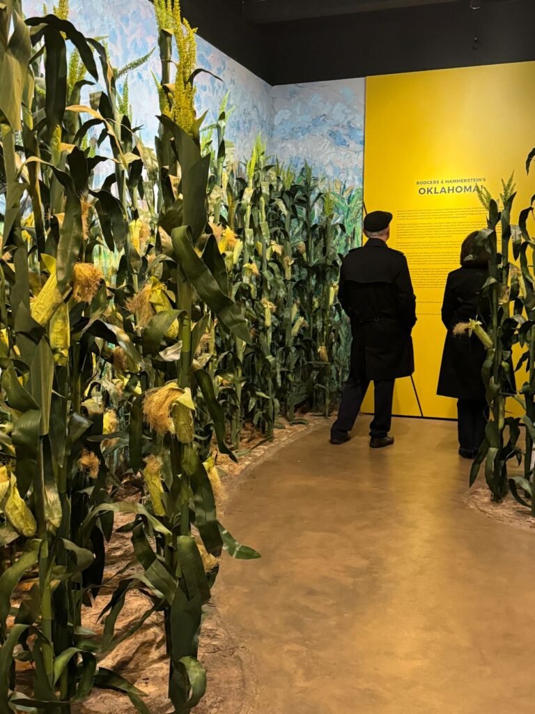 Check out the corn in the Oklahoma room!