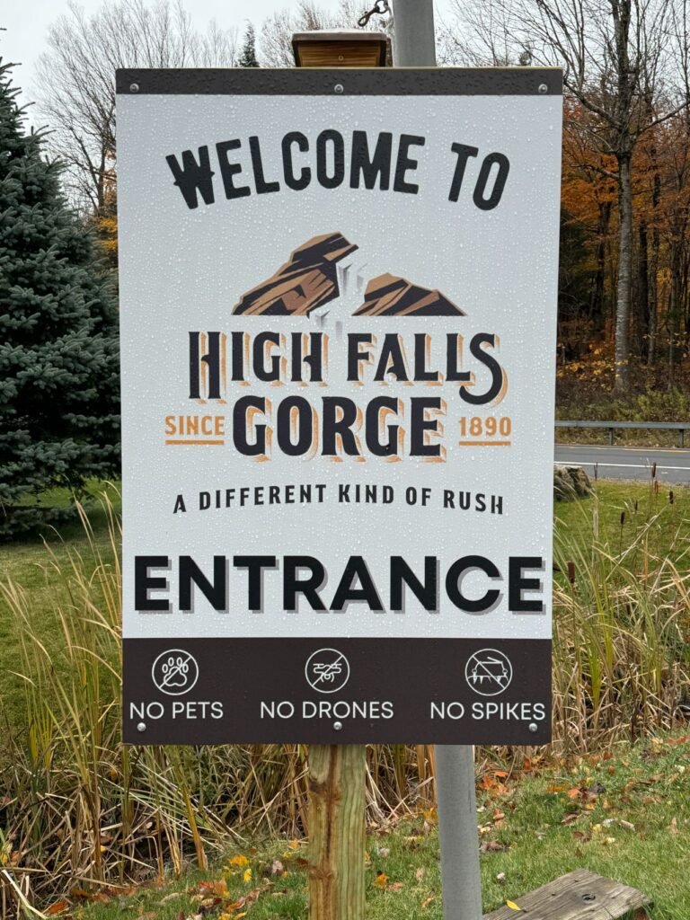 Entrance to High Falls Gorge