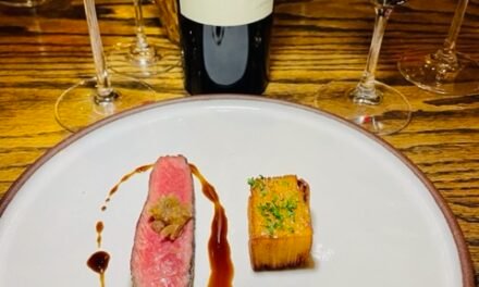 Paso Robles Wine Dinner at Michelin Restaurant in bloom