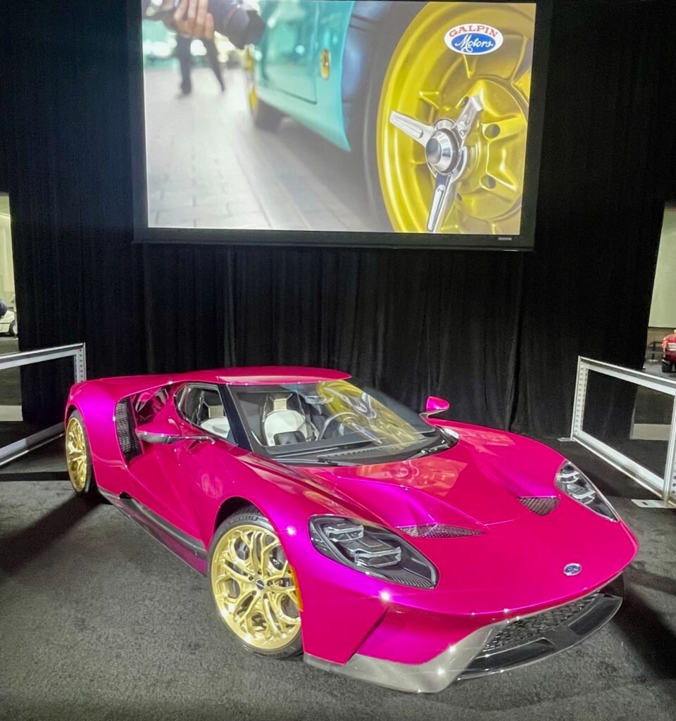 Pretty Pink Ford with Gold Rims- Photo Jill Weinlein