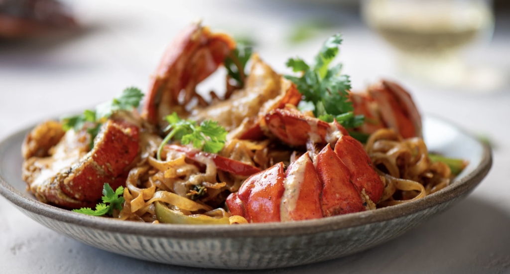 Lobster Pad Thai - Photo courtesy of Holland America Line