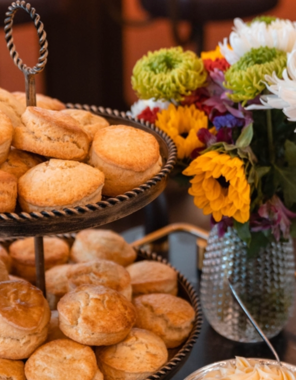 Afternoon Tea at the Fairmont Olympic Hotel.