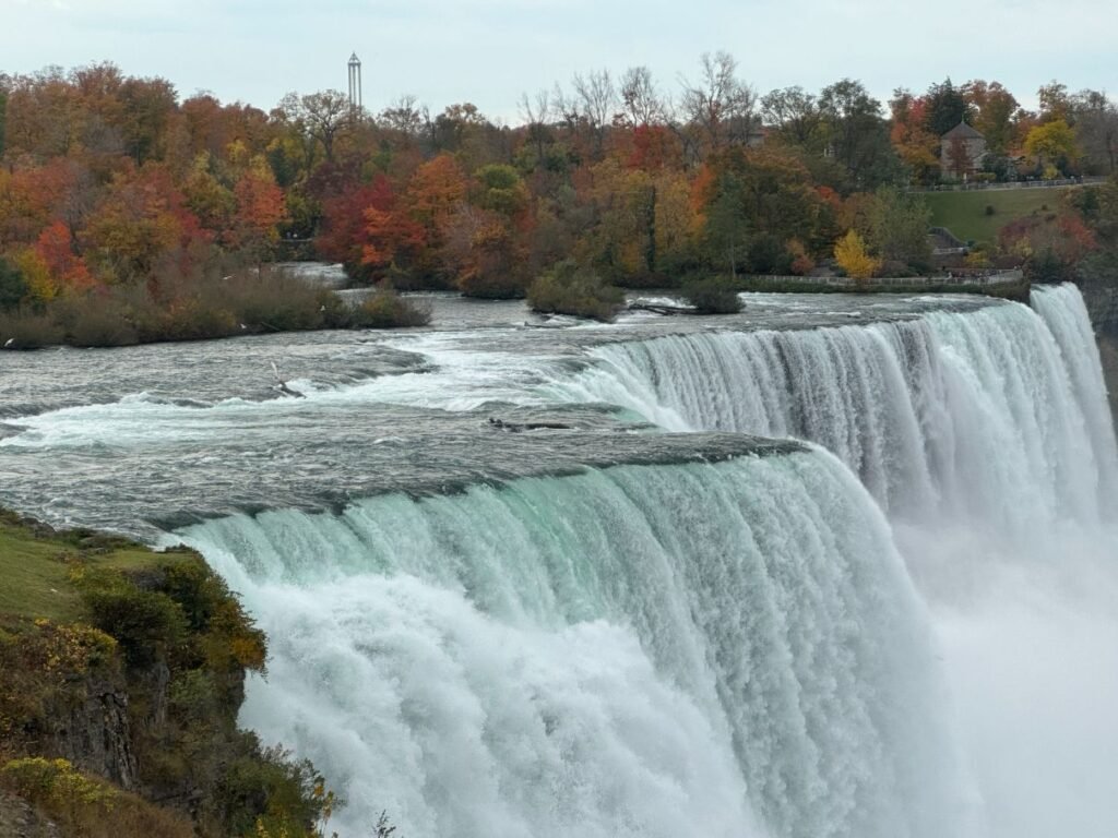 The Falls amid autumn color