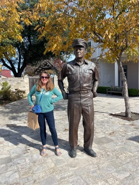 Chester Nimitz statue. Photo Jill Weinlein