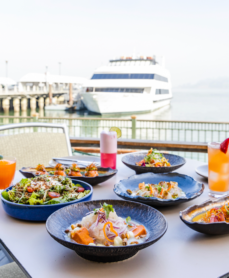 Waterfront patio at La Mar  