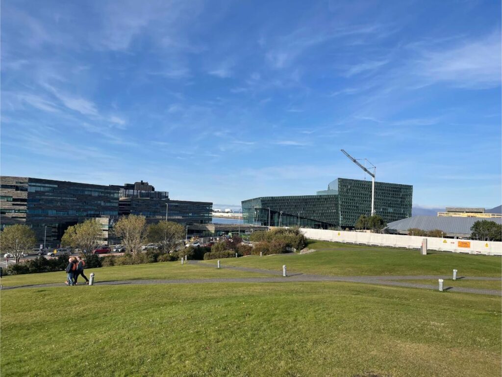 A beautiful day walking around Reykjavik