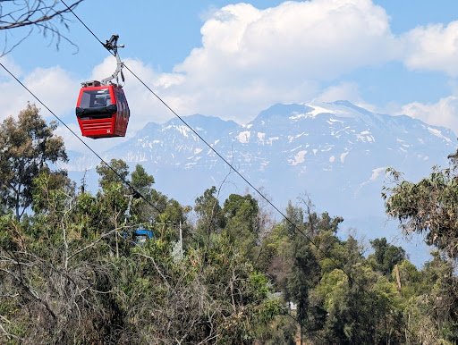 A view of the Andes mountains from Santiago, Chile, in late December. Photo by Christopher Elliott