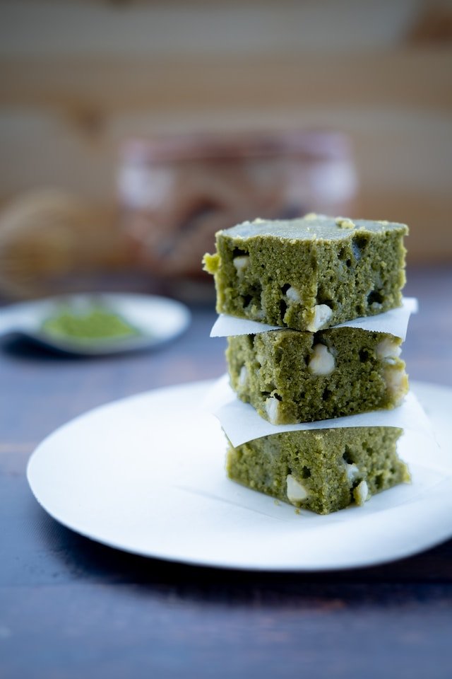 matcha brownies