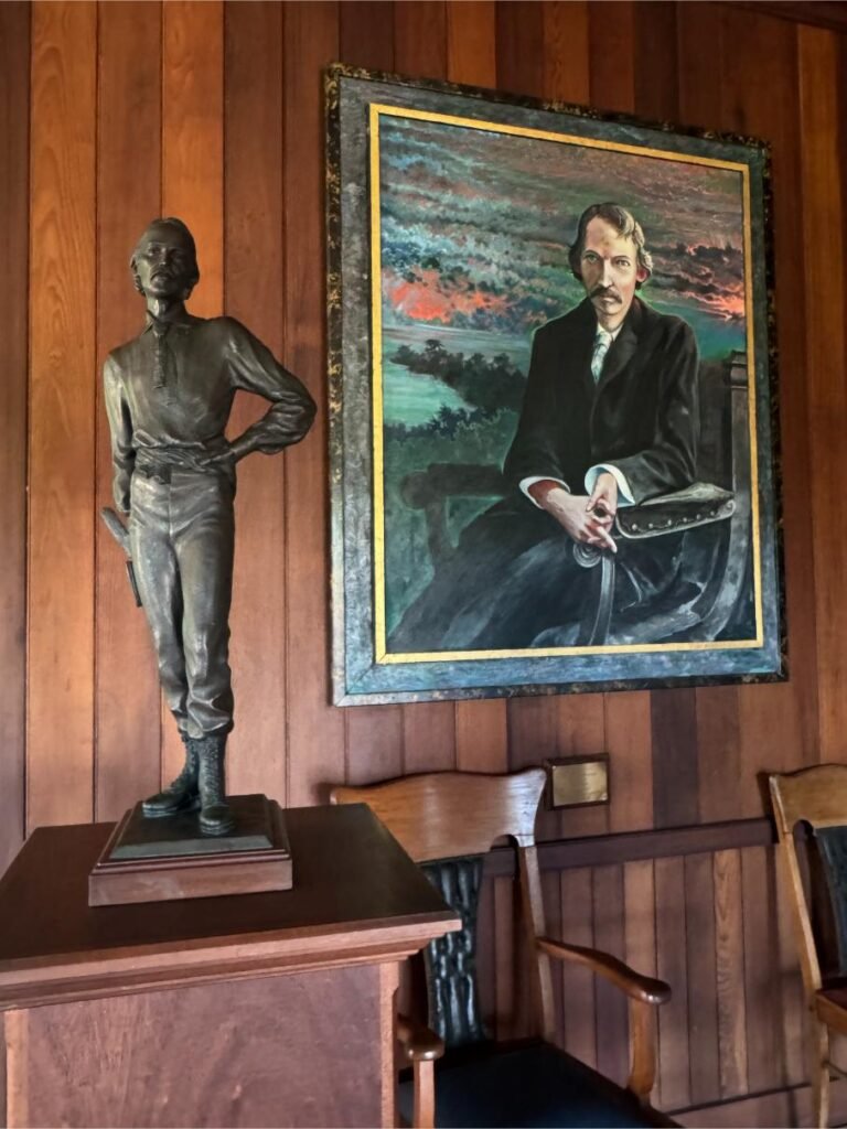 Painting and sculpture of Robert Louis Stevenson