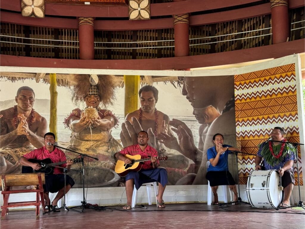 Performance of Samoan music at the Cultural Center