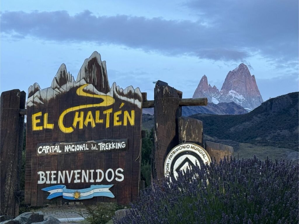 Welcome to El Chalten, photo by Debbie Stone