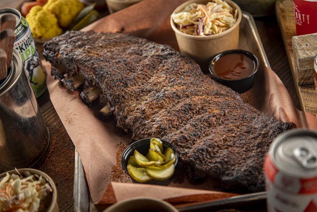 BBQ ready to eat! Photo courtesy of the Little Rock Convention and Visitors Bureau