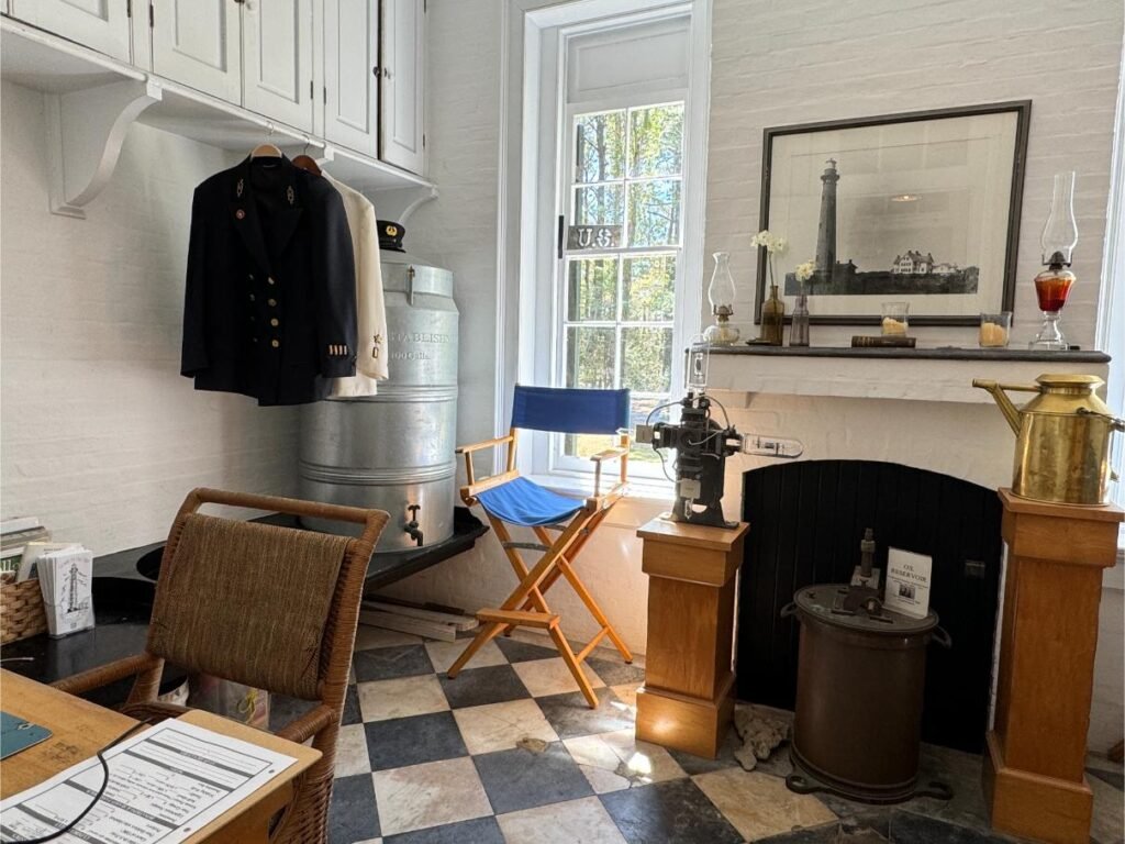 Lighthouse keeper's quarters at Currituck Beach Lighthouse. Photo by Debbie Stone