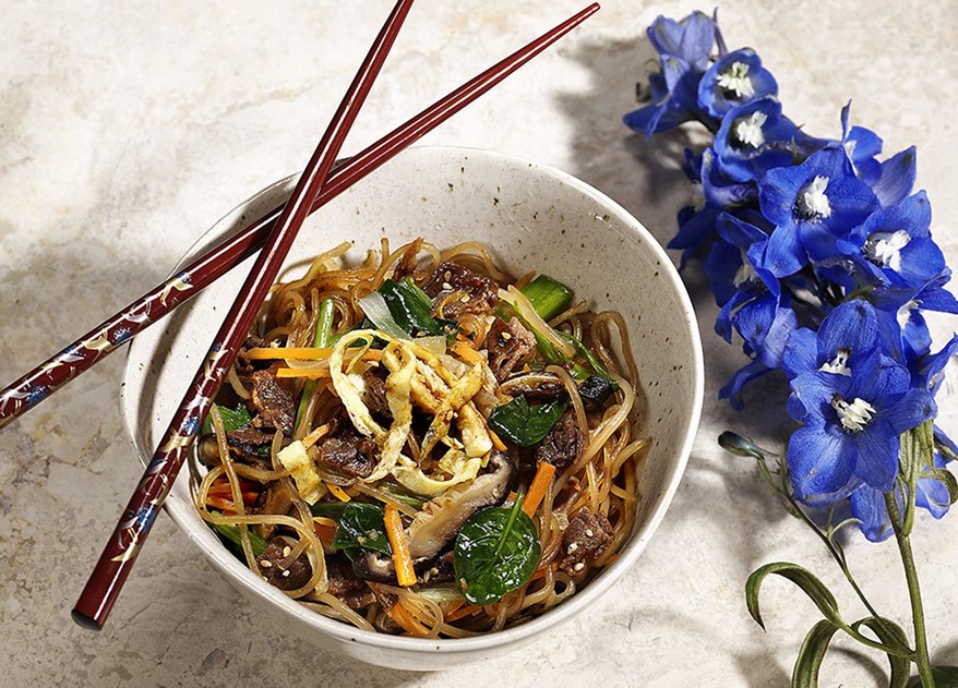 Stir-Fried Korean Glass Noodles