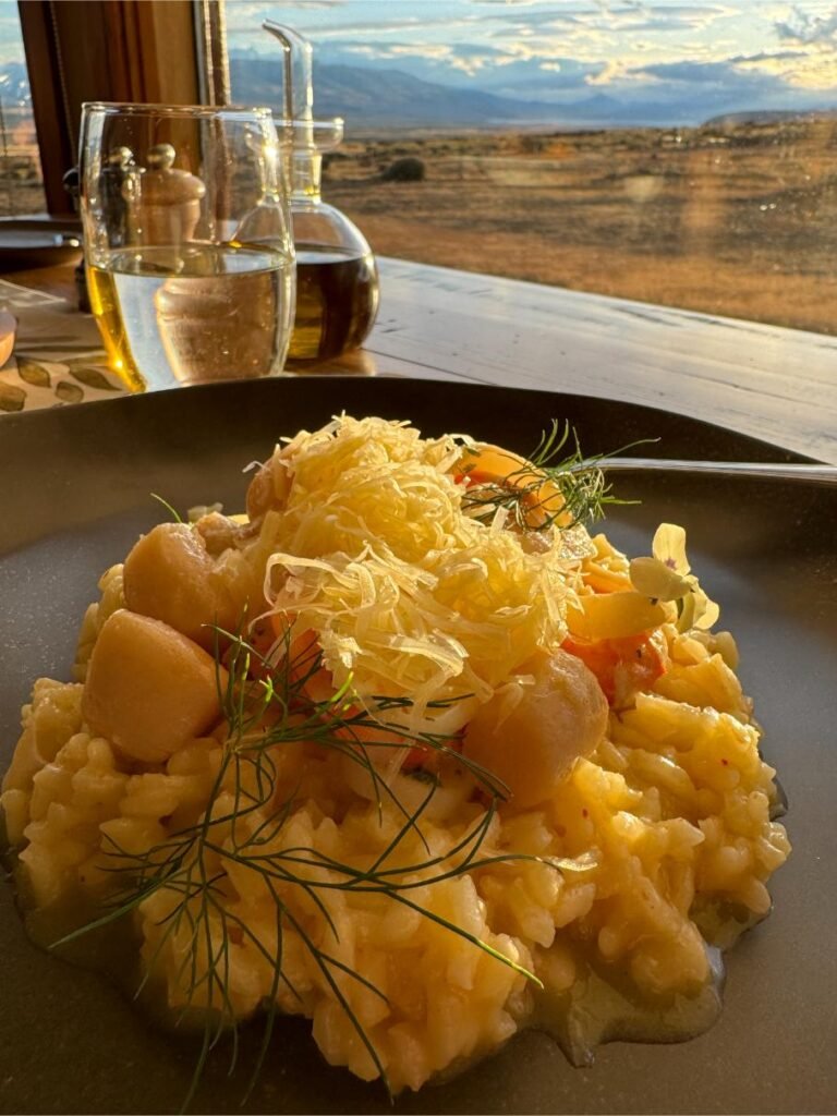 Risotto with scallops, photo by Debbie Stone