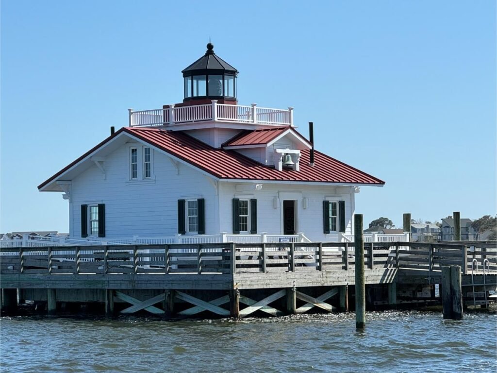 Roanoke Marshes Lighthouse. Photo by Debbie Stone