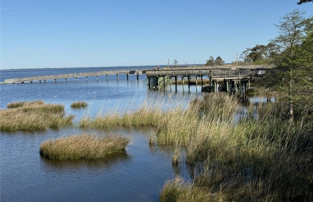 Stroll along the boardwalk in Duck. Photo by Debbie Stone