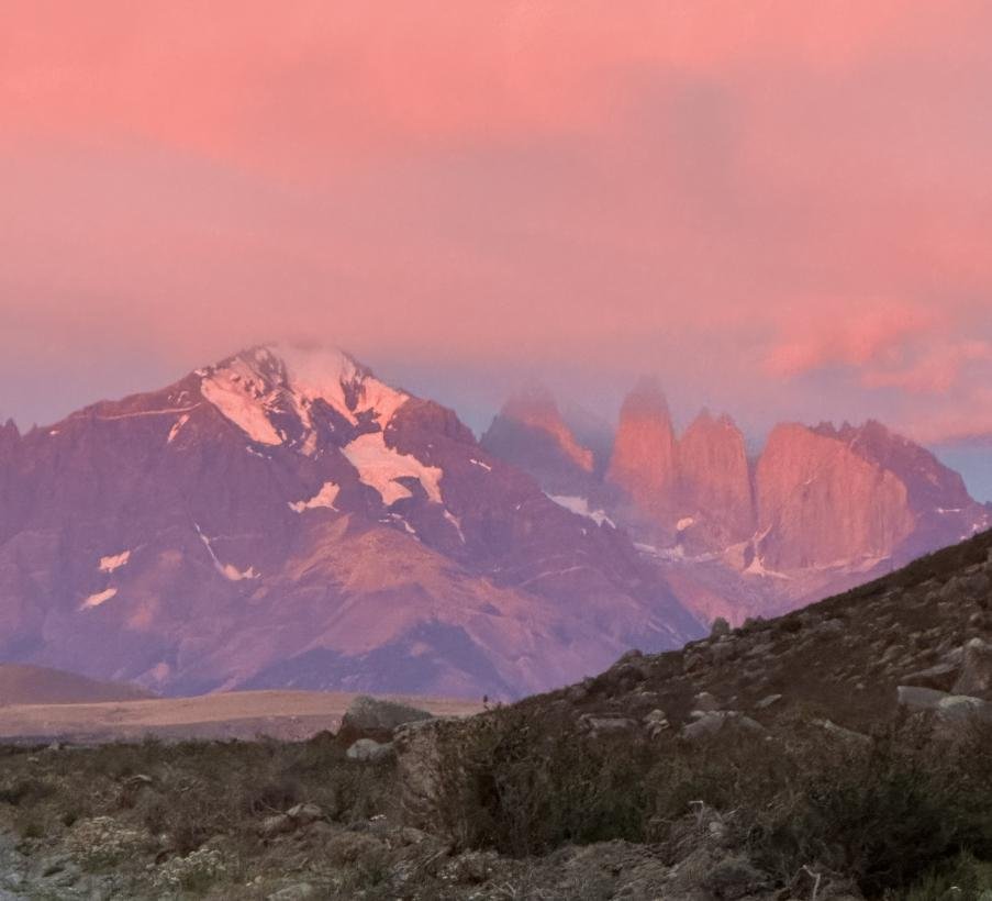 Sunrise on the towers, photo by Debbie Stone